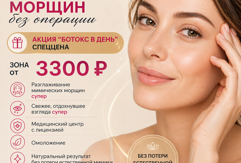  В «БОТОКС-ДЕНЬ» спец цена! 