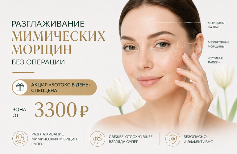  В «БОТОКС-ДЕНЬ» спец цена! 